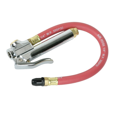 Legacy AL2010 Chuck Inflator, Brass/Zinc, Red, Chrome-Plated