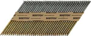 Bostitch PT-8DR113FH5 Framing Nail, 2-1/2 in L, Steel, Bright, Clipped Head, Ring Shank