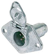 Hopkins 48435 End Socket, 6/12 V, 6-Pole, Zinc