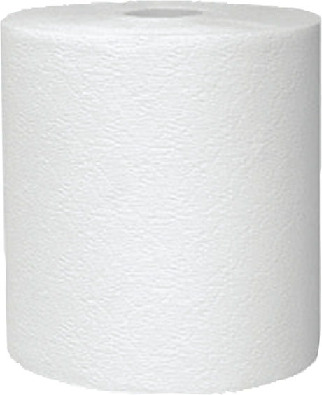 North American Paper 881600 Towel, 700 ft L, 7.7 in W, 1-Ply, White