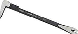 STANLEY 55-115 Claw Bar, 12 in L, Beveled Tip, HCS, 13/32 in Dia