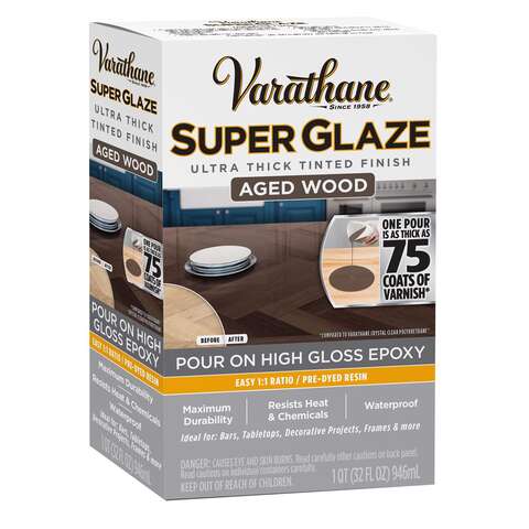 Varathane Super Glaze High-Gloss Aged Wood Glaze 1 qt, Pack of 3