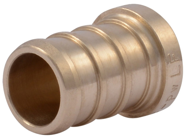 SharkBite UC514LFA Pipe Plug, 1/2 in, Barb