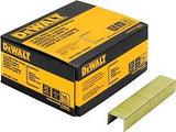 DEWALT DW16S2-19GAL Crown Staple, 1 in W Crown, 3/4 in L Leg, 16 ga, Galvanized