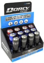 Dorcy 41-6245 Flashlight, AAA Battery, Alkaline Battery, LED Lamp, 23 Lumens, 50 m Beam Distance, 18 hr Run Time, Pack of 12