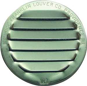 Maurice Franklin RL-100 2 Screen Louver, 2.391 W, Aluminum, Mill