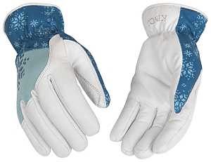 KincoPro 103HKW S Gloves, Women's, S, Angled Wing Thumb, Easy-On Cuff, Polyester/Spandex, Blue