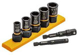 GearWrench Bolt Biter Series 87911 Socket Set, Chrome Molybdenum Alloy, Black Oxide, Includes: Socket Rail