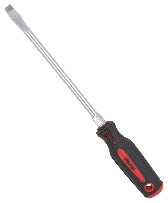 Vulcan MC-SD10 Screwdriver, Slotted Drive, 12-1/2 in OAL, 8 in L Shank