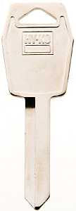 Hy-Ko 11010H55 Key Blank, Brass, Nickel, For: Ford, Lincoln, Mercury Vehicles, H55 Key Number, Pack of 10
