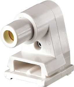 Leviton 2536 Lamp Holder, 1000 V, 660 W, Thermoplastic Housing Material, White