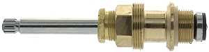 Danco 15302B Faucet Stem, Brass, 5.1 in L, For: Price Pfister Two Handle Models 10 and 12DLH Beaux Art Bath Faucets