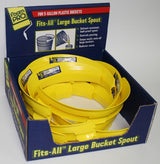 Foampro 135 Bucket Spout, Plastic, Yellow, For: 5 gal Bucket, Pack of 12