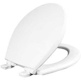 Mayfair 47SLOW-000 Toilet Seat, Round, Molded Wood, White