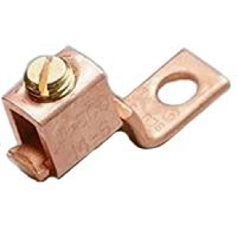 Gardner Bender GSLU-125 Mechanical Lug, 600 V, 6 to 0 Wire, 3/8 in Stud, Copper Contact