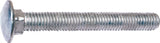 Midwest Fastener 05505 Carriage Bolt, 3/8-16 in Thread, NC Thread, 3 in OAL, 2 Grade