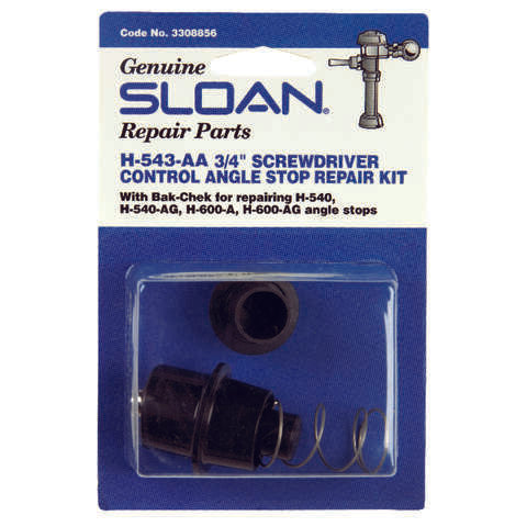 Sloan Angle Stop Repair Kit Black Plastic