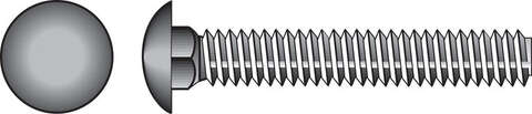 HILLMAN 3/8 in. X 3-1/2 in. L Stainless Steel Carriage Bolt 25 pk
