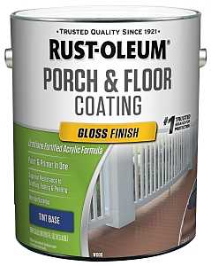 Rust-Oleum 320471 Porch and Floor Coating, Gloss, Liquid, 1 gal, Can, Pack of 2