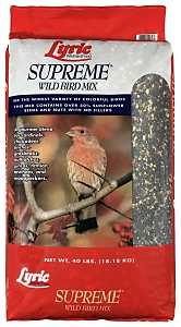 Lyric 26-47293 Supreme Mix Bird Feed, 40 lb Bag