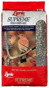 Lyric 26-47293 Supreme Mix Bird Feed, 40 lb Bag