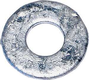 Midwest Fastener 05626 Washer, 5/16 in ID, Galvanized Steel, USS Grade