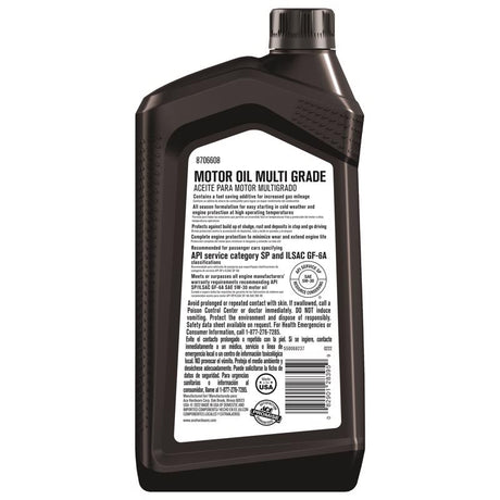 Ace 5W-30 4-Cycle Multi Grade Motor Oil 1 qt 1 pk, Pack of 6