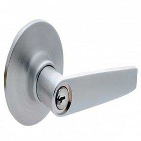 Taymor Professional Series 34-FV7664AR Entry Lever, Pushbutton Lock, Satin Chrome, Metal, Reversible Hand, 3 Grade