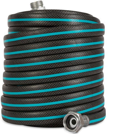 Gilmour Mfg 869001-1001 Lightweight Garden Hose, 100 ft L, Plastic, Black