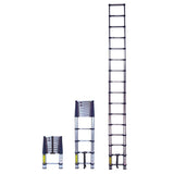 Xtend+Climb 785P Telescoping Ladder, 19-1/2 ft Max Reach H, 16-Step, 250 lb, 1-1/2 in D Step, Aluminum, Anodized