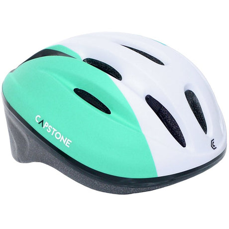 Capstone 64409 Multi-Sport Helmet, Adjustable Retention Dial Headgear, 22 to 23 in, Mint/White, Pack of 2