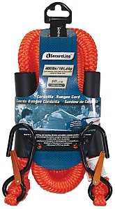 SecureLine CZB5 Stretch Rope, 8 mm Dia, 5 ft L, Polypropylene, Orange