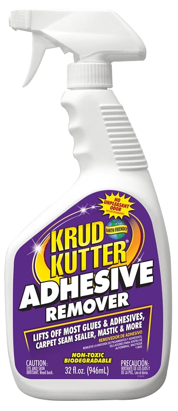 Krud Kutter AR324 Adhesive Remover, Liquid, 32 oz, Trigger Spray Bottle