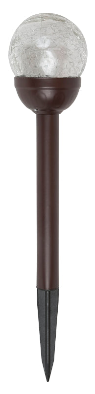 Boston Harbor 26201 Light Stake, Ni-Mh Battery, 1-Lamp, LED Lamp, Stainless Steel Glass Fixture, Battery Included: Yes, Pack of 16