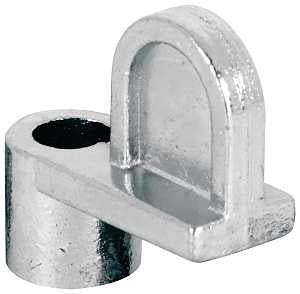 Make-2-Fit PL 7735 Window Screen Clip with Screw, Alloy, Zinc, Silver, 12/PK