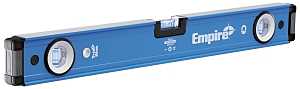 Empire True Blue Series EM75.24 Magnetic Box Level, 24 in L, 3-Vial, 1-Hang Hole, Magnetic, Aluminum, Blue