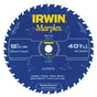 Irwin 1807382 Circular Saw Blade, 12 in Dia, 1 in Arbor, 40-Teeth, Carbide Cutting Edge