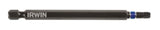 Irwin IWAF33SQ3 Insert Bit, #3 Drive, Square Drive, 1/4 in Shank, Hex Shank, 3-1/2 in L, Steel