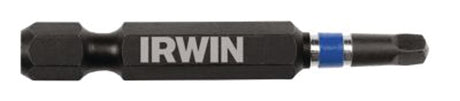 Irwin 1837476 Power Bit, #2 Drive, Square Recess Drive, 1/4 in Shank, Hex Shank, 2 in L, S2 Steel