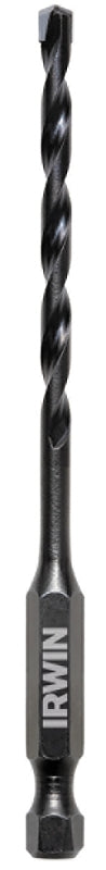 Irwin 1870542 Impact Drill Bit, 5/32 in Dia, 4 in OAL, 1-Flute, 1/4 in Dia Shank, Hex Shank