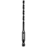 Irwin 1870542 Impact Drill Bit, 5/32 in Dia, 4 in OAL, 1-Flute, 1/4 in Dia Shank, Hex Shank
