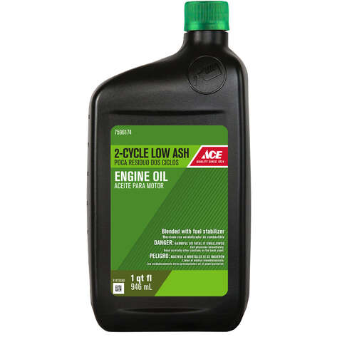 Ace 2-Cycle Low Ash Engine Oil 1 qt, Pack of 6