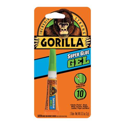 Gorilla High Strength Super Glue 0.11 oz, Pack of 5