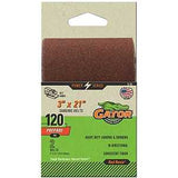 Gator 3145 Sanding Belt, 3 in W, 21 in L, 120 Grit, Fine, Aluminum Oxide Abrasive