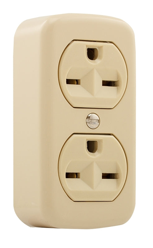 RECEPTACLE DPX IVORY 250V 15A