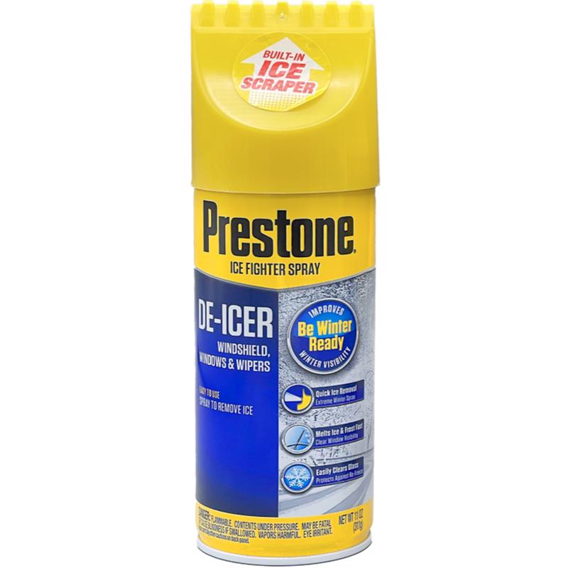 Prestone Windshield De-Icer Aerosol 11 oz, Pack of 12