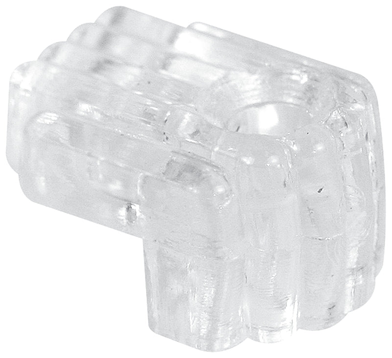 Prime-Line U9003 Mirror Clip, Acrylic, Clear, 6/PK