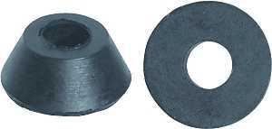 Danco 38806B Faucet Washer, 5/16 in ID x 13/16 in OD Dia, 5/16 in Thick, Rubber, For: 3/8 in OD Tubing into Ballcock, Pack of 5