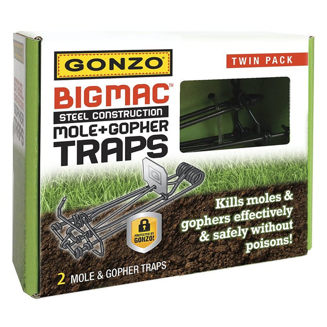 Gonzo 5000 Mole and Gopher Trap, 5-1/2 in L