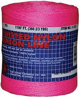 T.W. Evans Cordage 11-193 Mason Line, 1088 ft L Line, Pink Line